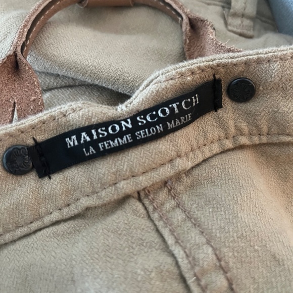 Maison Scotch "La Femme Selon Marie" Pants with Suspenders – Women's Petite - Picture 13 of 15